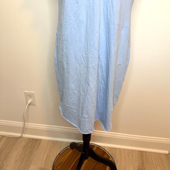 Frank & Eileen Lauren Collared Polo Dress In Saltwater Blue Size Medium New - Picture 8 of 12